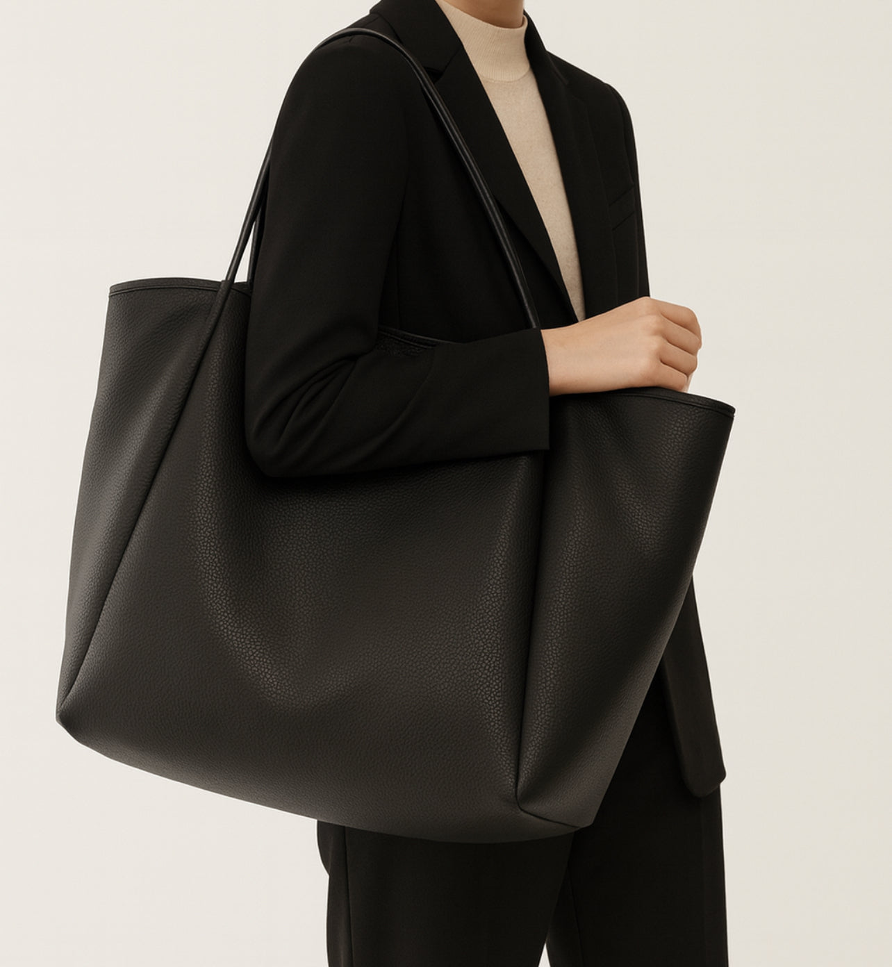 The Bessette Book Tote - Minimalist Chic Tote Bag