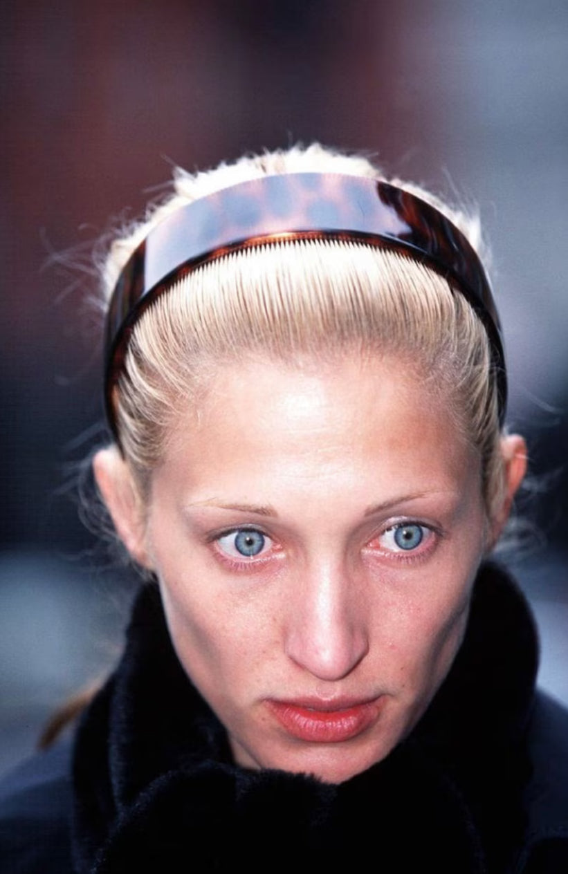 The Carolyn Bessette Wide Tortoiseshell Headband