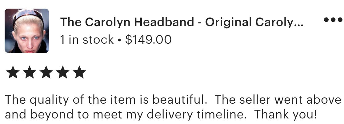 The Original Carolyn Bessette Wide Tortoiseshell Headband